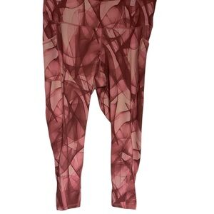 Pink Abstract Pattern Leggings by Ideology